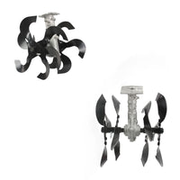 Gruppo zappette per decespugliatori ingranaggio Zappe 9 Denti Tubo Ø26 mm 280820