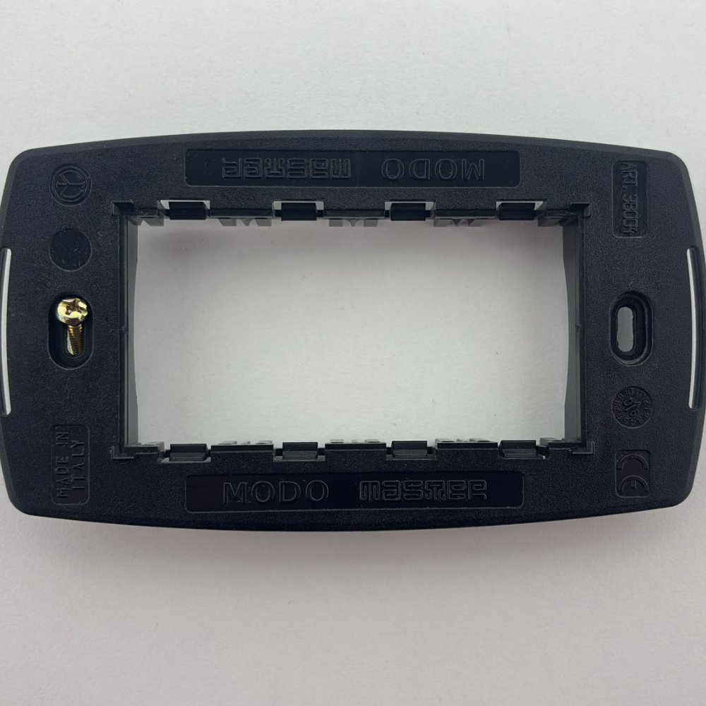 Master modo-mix supporto modulare con viti di inserimento posteriori nero *** numero posti 4 posti, confezione 1