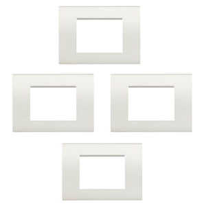 Bticino 4 pezzi placca 3 posti bianca living light lna4803bi in tecnopolimero