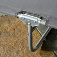 Lettino da Giardino con Schienale Regolabile in 5 Posizioni, Lettino Pieghevole in Metallo e Tessuto Oxford, 187x55x24cm, Grigio
