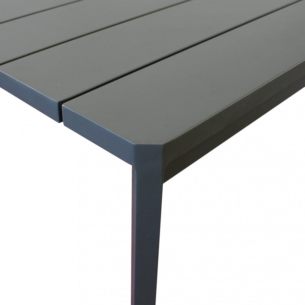 Tavolo Alluminio Connecticut 200X100 Cm Antracite