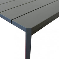 Tavolo Alluminio Connecticut 200X100 Cm Antracite