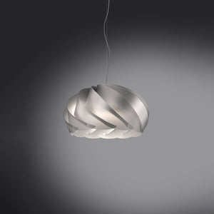 Sospensione Moderna Half Globe Polilux ® Argento E Metallo Cromo 1 Luce E27