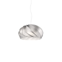 Sospensione Moderna Half Globe Polilux ® Argento Metallo Cromo 1 Luce E27 D42Cm