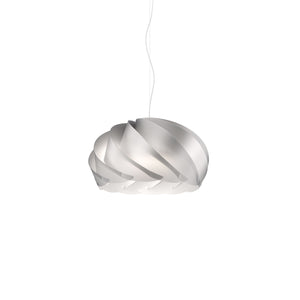 Sospensione Moderna Half Globe Polilux ® Argento Metallo Cromo 1 Luce E27 D42Cm