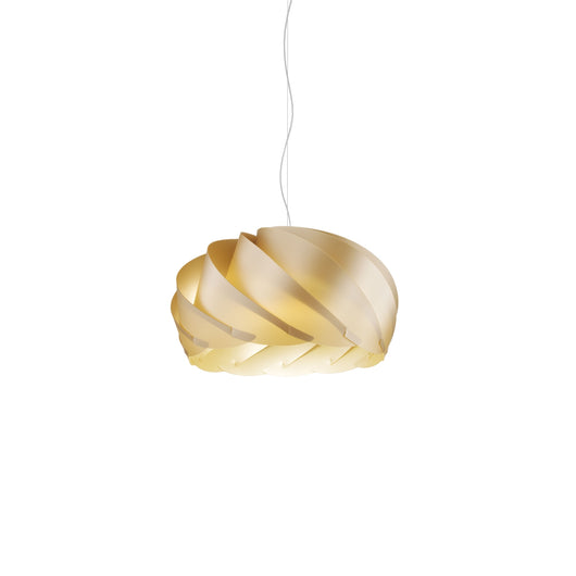Sospensione Moderna Half Globe Polilux ® New Gold Metallo Cromo 1 Luce E27 D55Cm