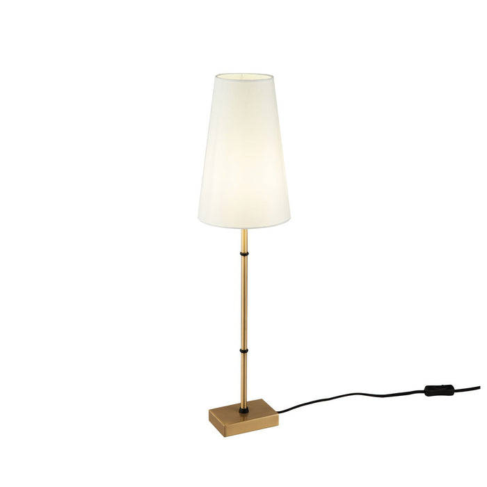 Lampada Da Scrivaniza Contemporanea Zaragoza Metallo Ottone 1 Luce Pvc