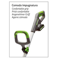 Decespugliatore tagliabordi trimmer a batteria da giardino 20v 2ah verdemax tr20