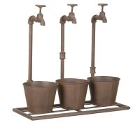 Vasetto Industry Triplo Cm 49X19X48