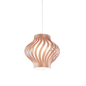 Sospensione Moderna Larga Helios Polilux ® Rame 1 Luce E27