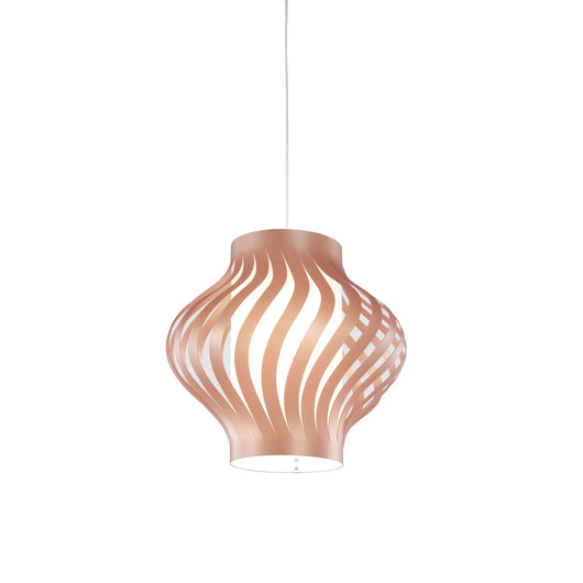 Sospensione Moderna Larga Helios Polilux ® Rame 1 Luce E27