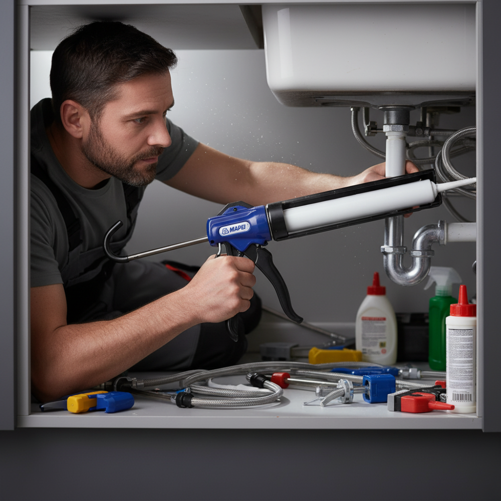 Pistola manuale gun 310 pro per adesivi e sigillanti elastici