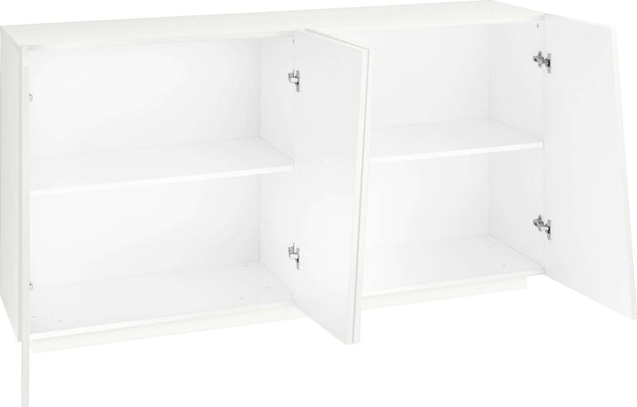 Mobile VEGA L 158.5 x H 86 x P 43 cm colore bianco lucido