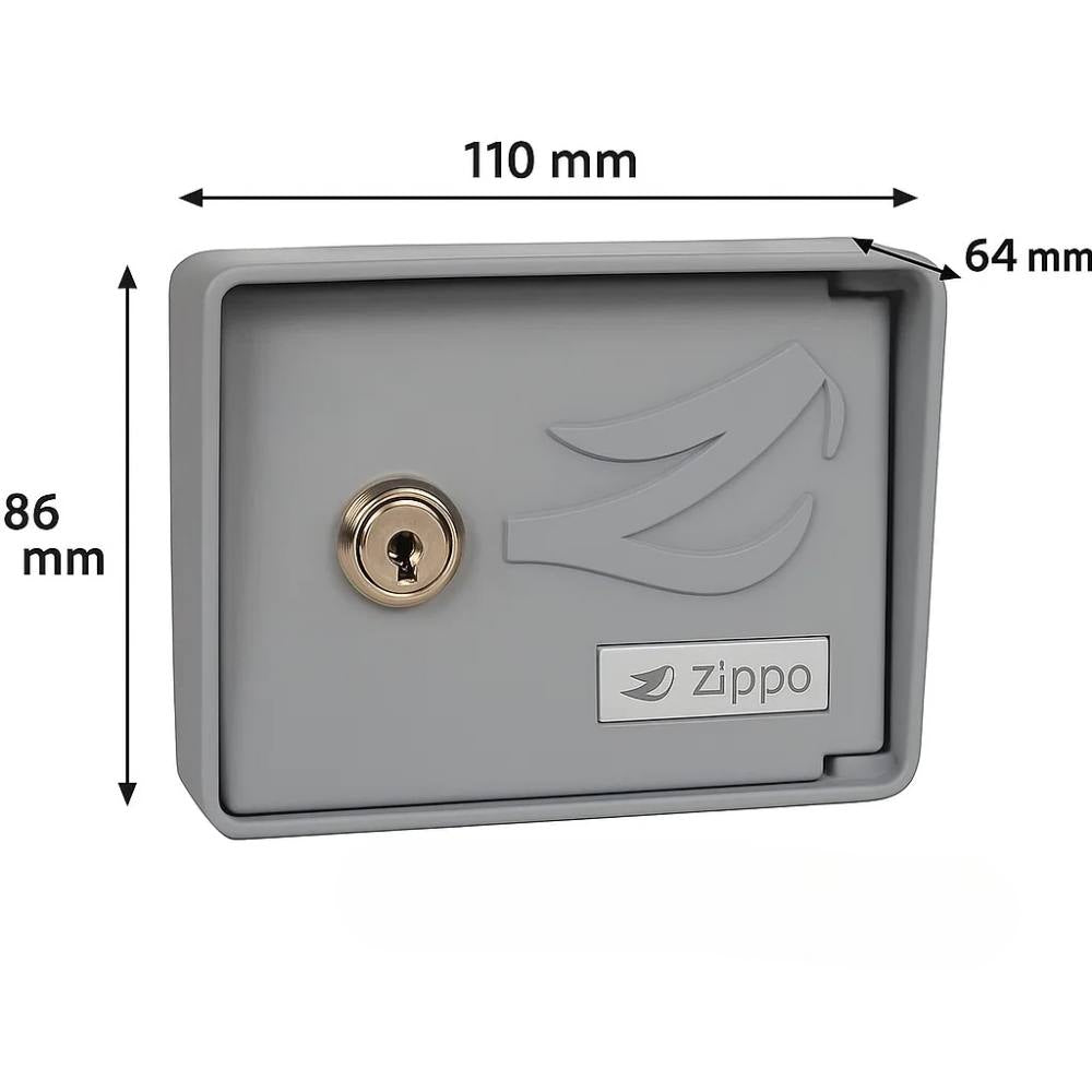 Zippo 2057 scatola porta apparecchi ip40 da incasso con chiave per serrande *** colore grigio, confezione 1