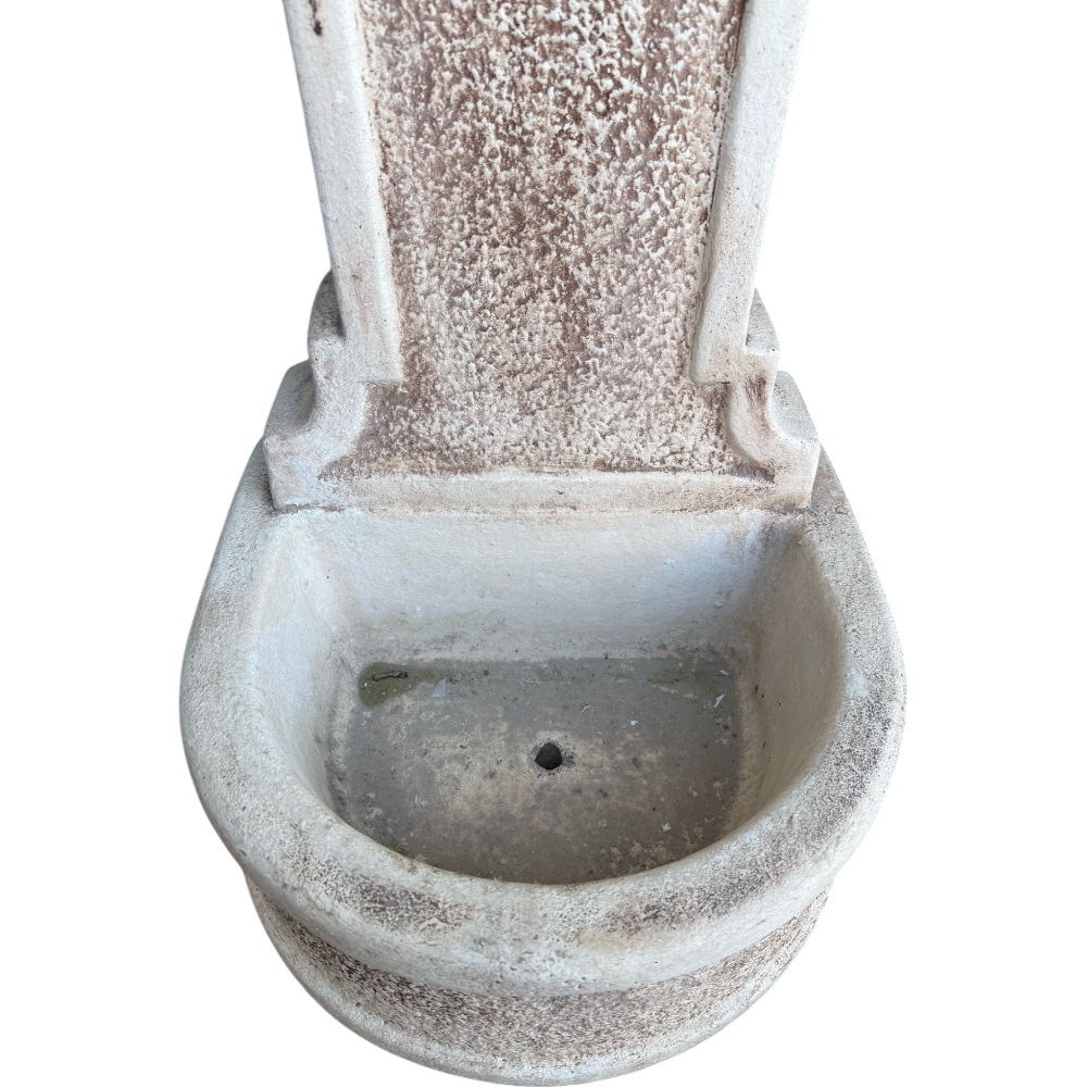 Fontana calcestruzzo cemento senza rubinetto 47x43xh.113cm modello rossella