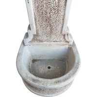 Fontana calcestruzzo cemento senza rubinetto 47x43xh.113cm modello rossella