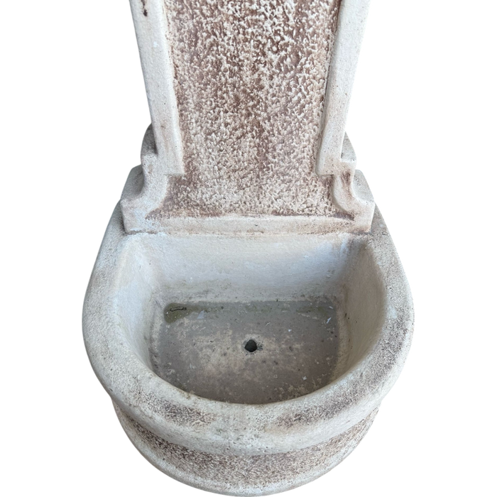 Fontana calcestruzzo cemento senza rubinetto 47x43xh.113cm modello rossella