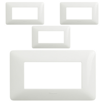 Bticino matix placca 4 posti tecnopolimero bianco am4804bbn pezzi 4