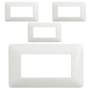 Bticino matix placca 4 posti tecnopolimero bianco am4804bbn pezzi 4