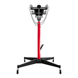 Hack - Sollevatore idraulico da Fossa max 500Kg H210 cm per Trasmissione Motore Auto con Ruote in Acciaio Rosso