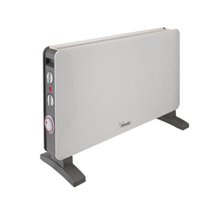 Bimar Termoconvettore a Convezione Naturale HC513, in Filo Metallico con Programmatore 24h, Stufa Elettrica con Ventilatore Turbo 2000W, 2 Potenze di Riscaldamento, Termostato Regolabile, Silenzioso