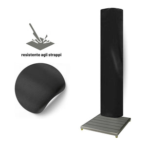 Custodia protettiva doccia esterna impermeabile antivento rivestimento anti uv *** modello cedro, confezione 1