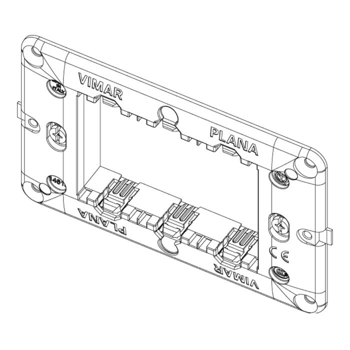Vimar plana supporto scatola 3 moduli 14613