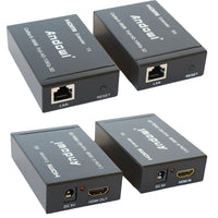 HDMI EXTENDER ETHERNET CAVO DI RETE LAN OVER CAT5E CAT6 60 METRI HDMI 3D 1080P