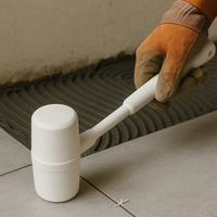 Martello battipiastrelle gomma bianca antirimbalzo antimacchia 1000gr