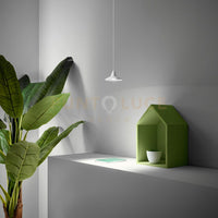HELENA S/1 - SOSPENSIONE IN ALLUMINIO BIANCO 1 LUCE A LED 3000K 7W 325LM