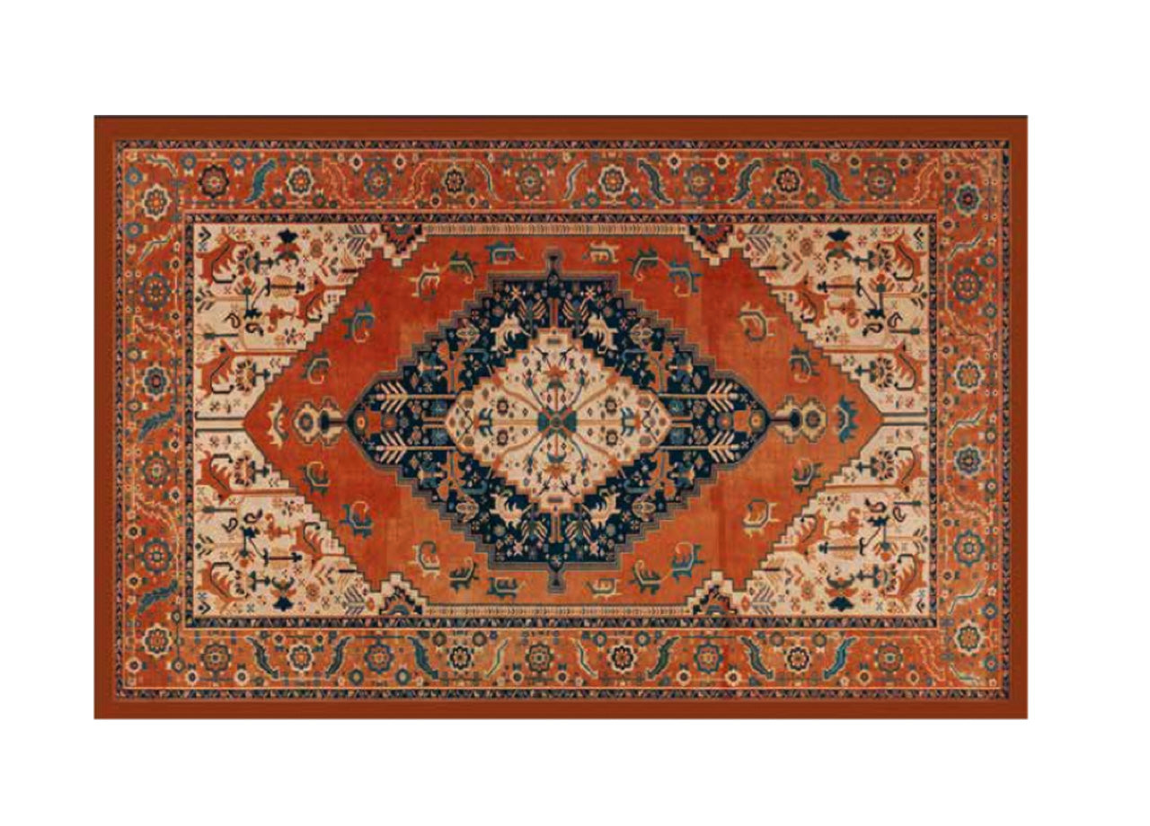 Tappeto Antiscivolo Stampa Digitale Linea Emozioni D'Oriente Dis. Heriz Serapi - 200x314 - Heriz Serapi