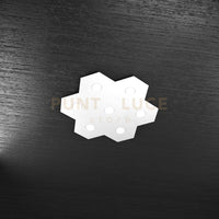 HEXAGON APPLIQUE-PLAFONIERA 7 LUCI BIANCO 1142-7L-BI