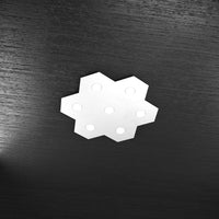 HEXAGON APPLIQUE-PLAFONIERA 7 LUCI BIANCO 1142-7L-BI
