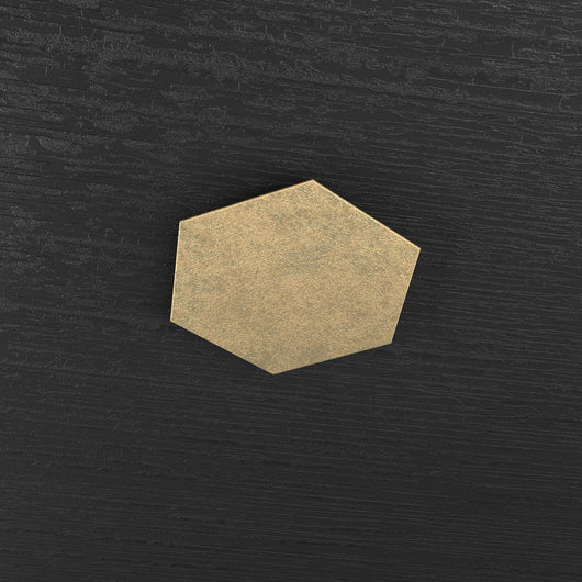 HEXAGON APPLIQUE-PLAFONIERA DECORATIVO FOGLIA ORO 1142-1D-FO