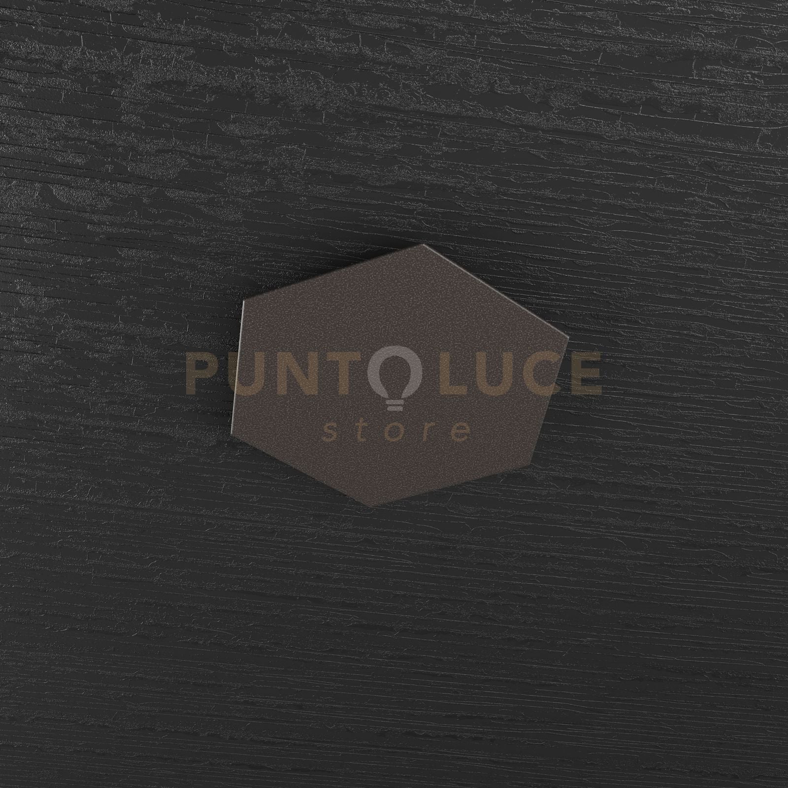 HEXAGON APPLIQUE-PLAFONIERA DECORATIVO MARRONE 1142-1D-MA