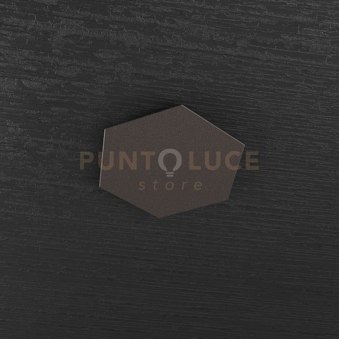 HEXAGON APPLIQUE-PLAFONIERA DECORATIVO MARRONE 1142-1D-MA
