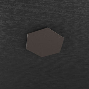 HEXAGON APPLIQUE-PLAFONIERA DECORATIVO MARRONE 1142-1D-MA