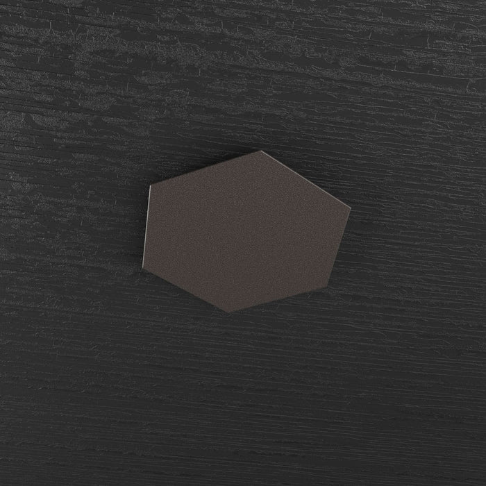 HEXAGON APPLIQUE-PLAFONIERA DECORATIVO MARRONE 1142-1D-MA