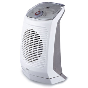 Bimar Termoventilatore Bagno HF201 Basso Consumo Timer 24h Aria Calda Silenzioso Tripla Sicurezza