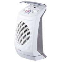Bimar Termoventilatore Bagno HF201 Basso Consumo Timer 24h Aria Calda Silenzioso Tripla Sicurezza