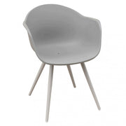 Sedia Sestriere 61x61x80 h cm in Plastica Tortora