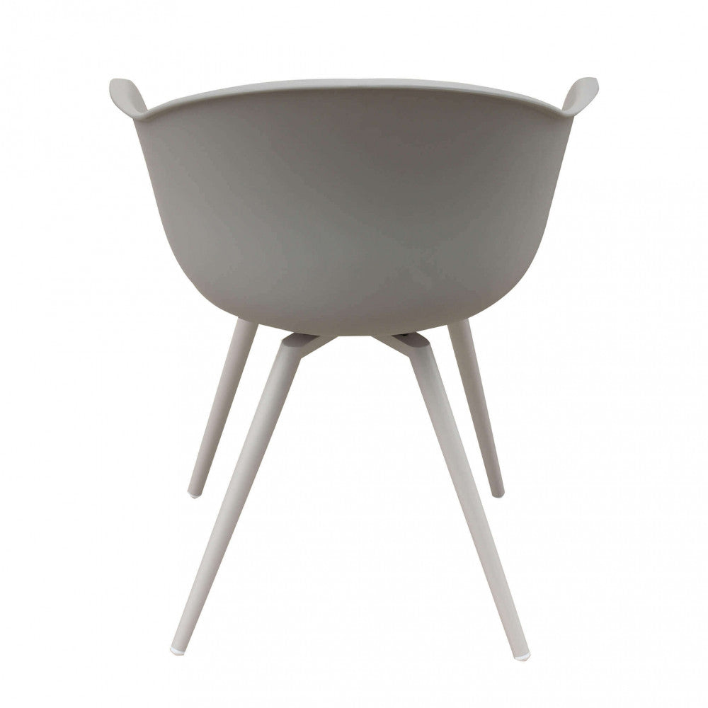 Sedia Sestriere 61x61x80 h cm in Plastica Tortora