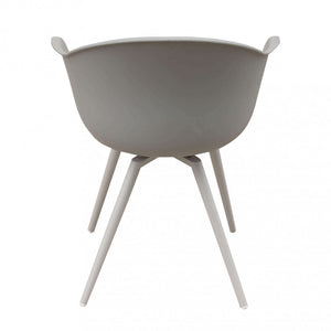 Sedia Sestriere 61x61x80 h cm in Plastica Tortora