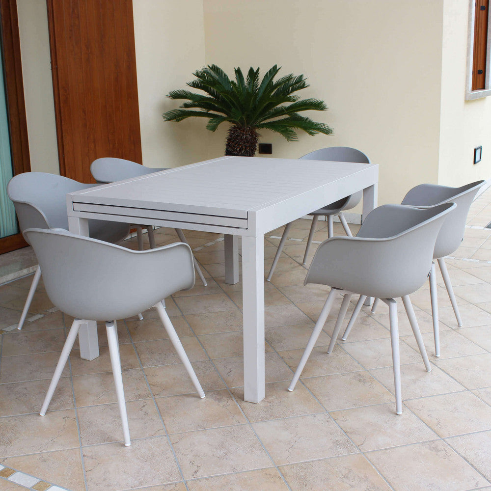 Sedia Sestriere 61x61x80 h cm in Plastica Tortora