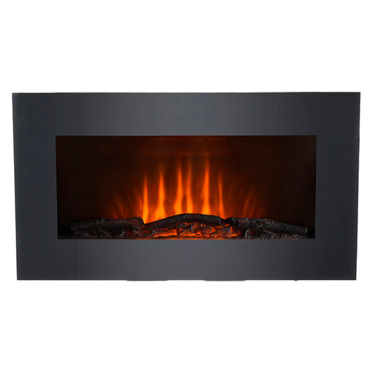 Bimar Caminetto Elettrico Parete HFP10 EF246 Telecomando Effetto Fiamma LED Potenza Regolabile