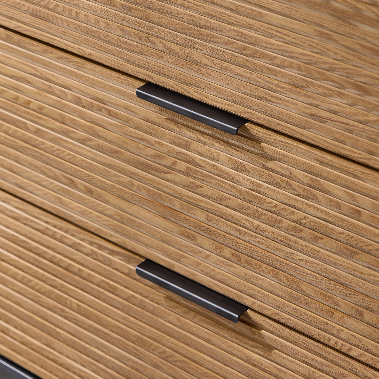 Credenza decorativa Consolle laterale stretta Nero 114x40x83cm HFSB02-SCH