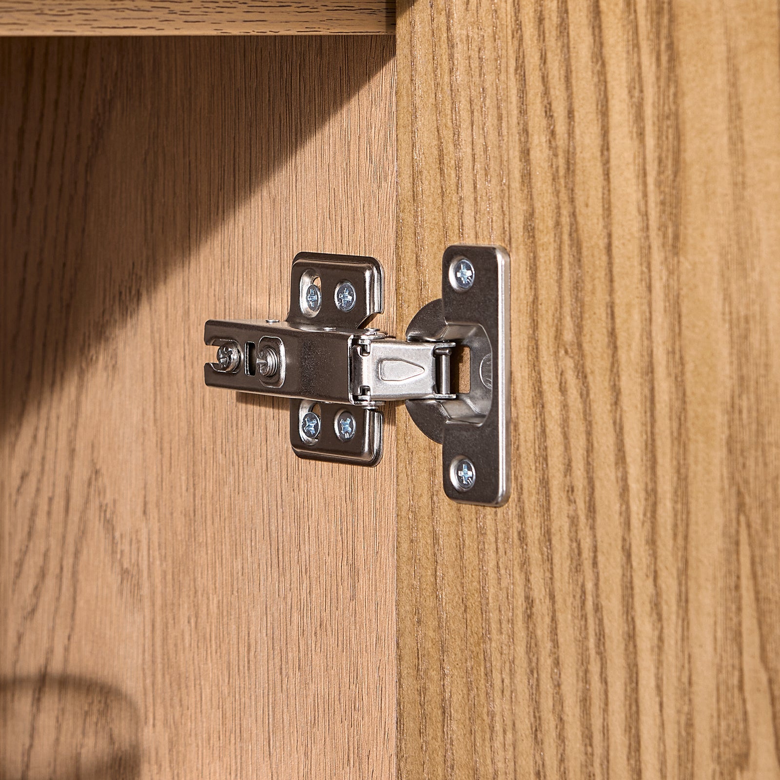 Credenza decorativa Consolle laterale stretta Nero 84x40x132cm HFSB03-SCH