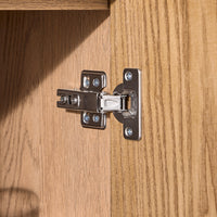 Credenza decorativa Consolle laterale stretta Nero 84x40x132cm HFSB03-SCH