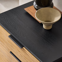 SoBuy Scarpiera da ingresso Cassettiera con 1 cassetto e 2 ribalte per ingresso, corridoio e soggiorno Nero 64x40x115 cm HFSR03-SCH