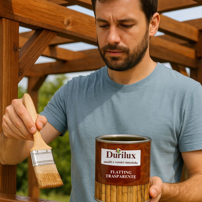 Durilux legnomare flatting vernice lucida per legno e imbarcazioni *** formato 0,750 lt, confezione 1